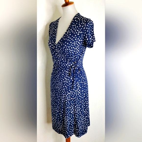 ORIGINAL NICOLE MILLER FAUX WRAP DRESS - Picture 1 of 10